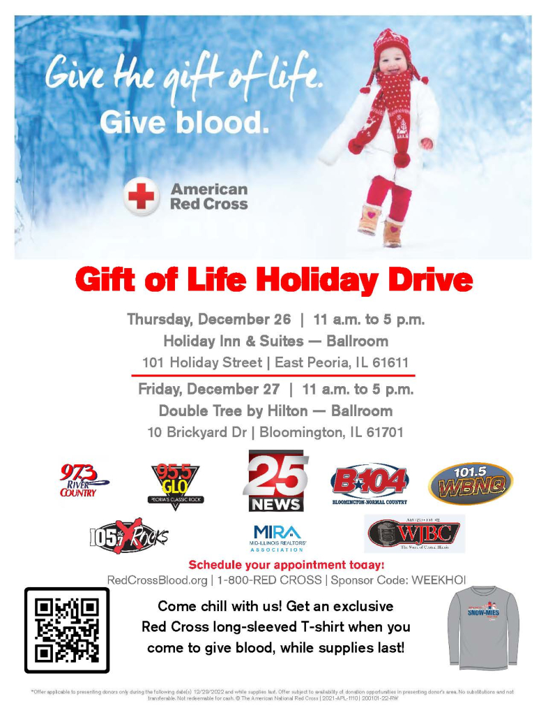 Gift of Life Holiday Blood Drive with American Red Cross