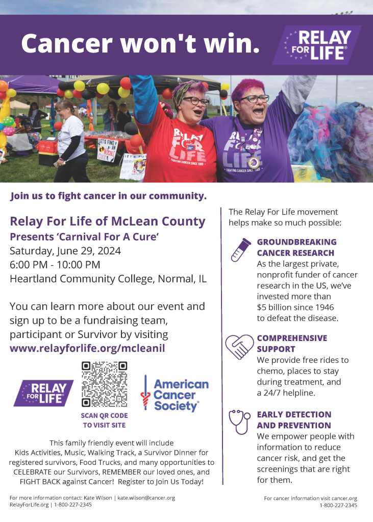 Relay for Life McLean County 2024