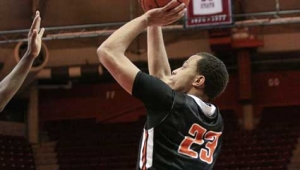 Alex Peacock scored eight points as Normal Community lost to Lincolnshire-Stevenson in the Class 4A title game. (Photo by Laura Fromme/You Name It Sports)