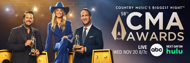 Country Music's Biggest Night - the 58th CMA Awards are LIVE November 20th